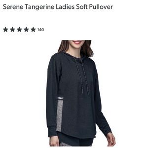 Serene Tangerine Ladies Soft Pullover PULLOVER ONLY